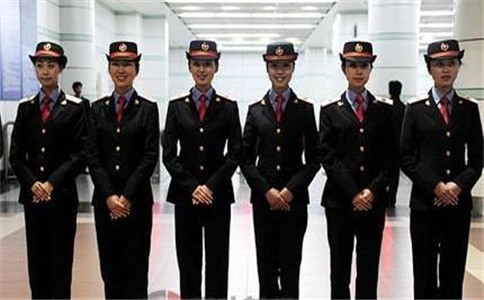 地鐵安檢崗位工作合影